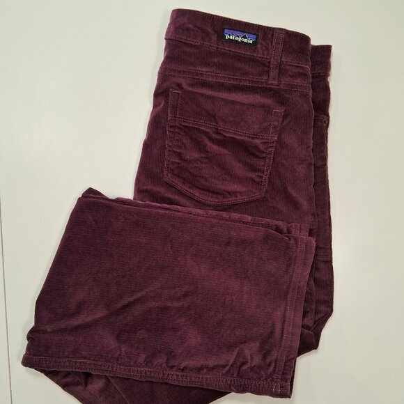 Patagonia Pants - Patagonia Organic Cotton Corduroy Pants in Burgundy- size 29
